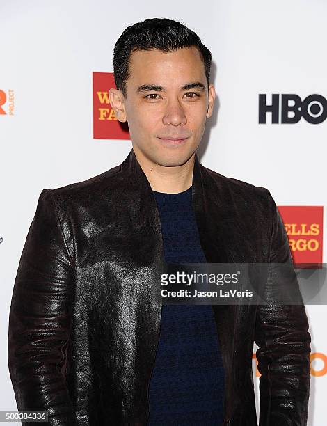Conrad Ricamora attends TrevorLIVE LA 2015 at Hollywood Palladium on December 6, 2015 in Los Angeles, California.