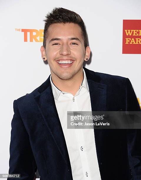 Aaron Encinas attends TrevorLIVE LA 2015 at Hollywood Palladium on December 6, 2015 in Los Angeles, California.