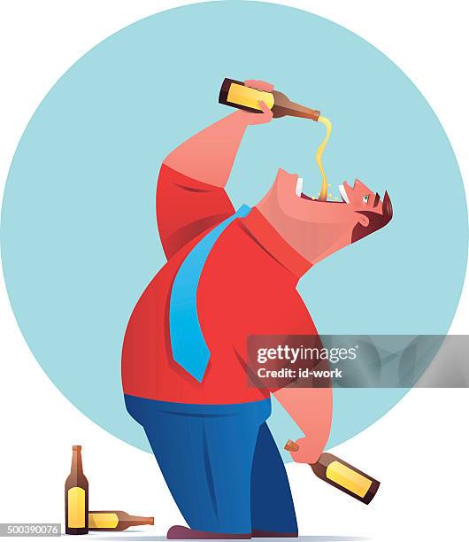 ilustraciones, imágenes clip art, dibujos animados e iconos de stock de binge beber - alcoholismo
