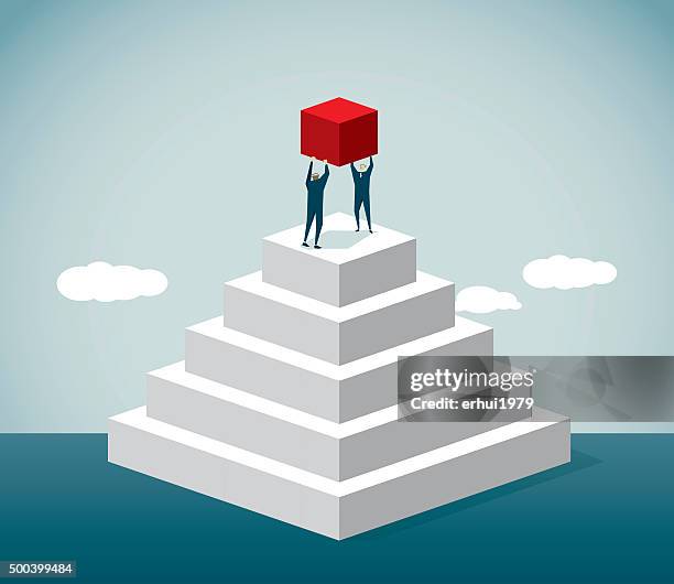 arrival - pyramid shape stock illustrations