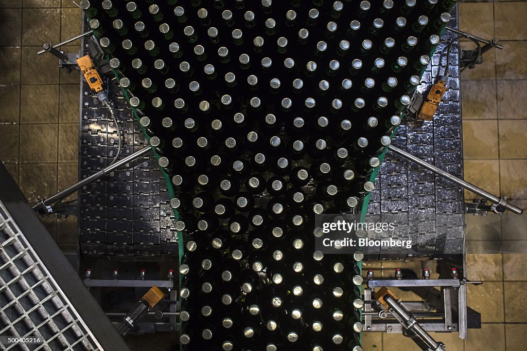 Beer Production At SABMiller Plc's Pilsner Urquell Plant