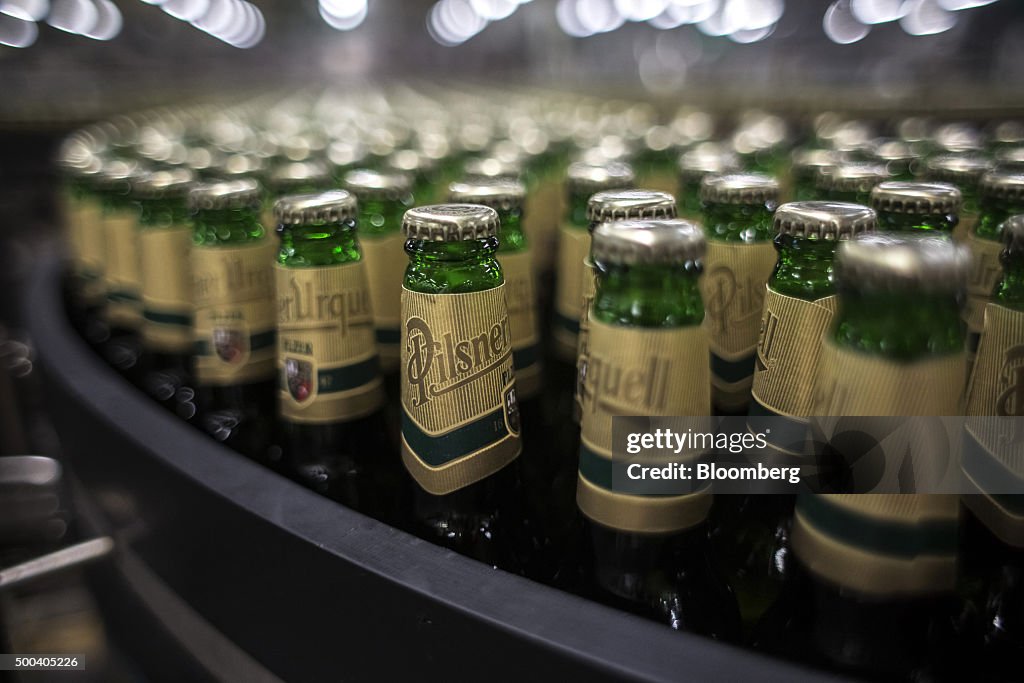 Beer Production At SABMiller Plc's Pilsner Urquell Plant