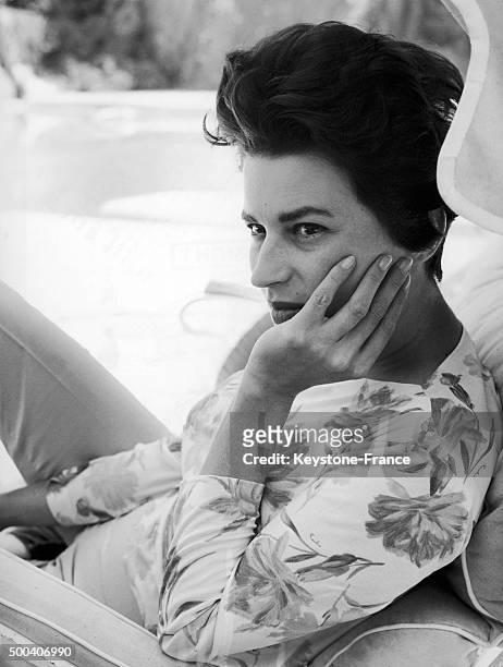 Portrait of actress Silvana Mangano on June 2, 1960 in Rome, Italy.