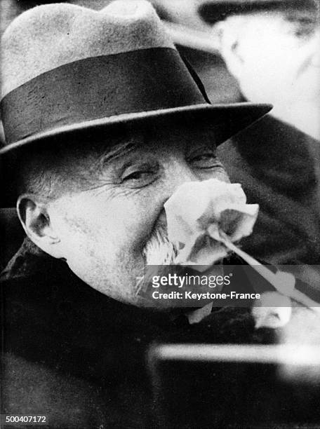 Georges Clemenceau, 1922 in New York, United States.