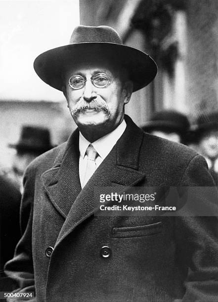 Portrait of the Front Populaire government's leader, Leon Blum, during a stay in London, 1936 in London, United Kingdom.