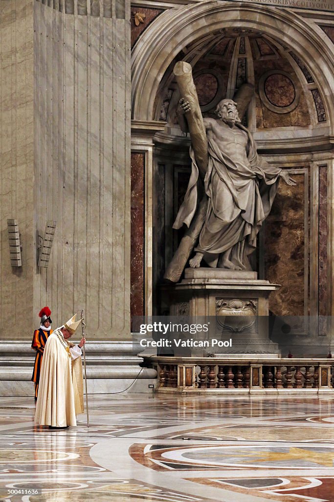 Holy Mass And Opening Of The Holy Door Of St. Peter's Basilica