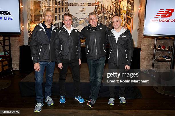 S President, Events and TCS New York City Marathon Race Director Peter Ciaccia, VP Running at New Balance Tom Carleo, VP Running at New Balance Tom...