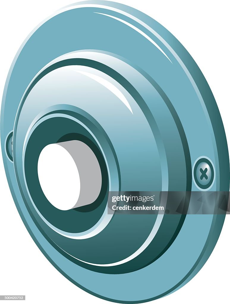 Shiny doorbell
