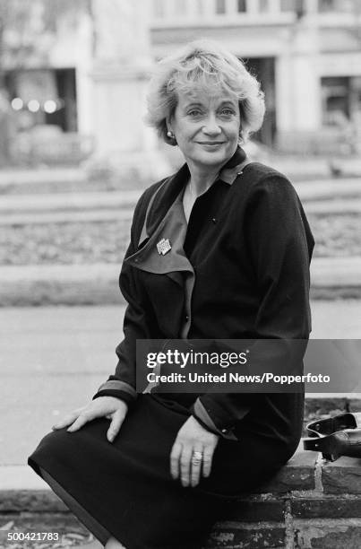 English actress Sylvia Syms in London on 6th November 1985.