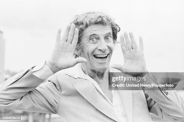 French actor and mime artist Marcel Marceau in London on 3rd August 1984.