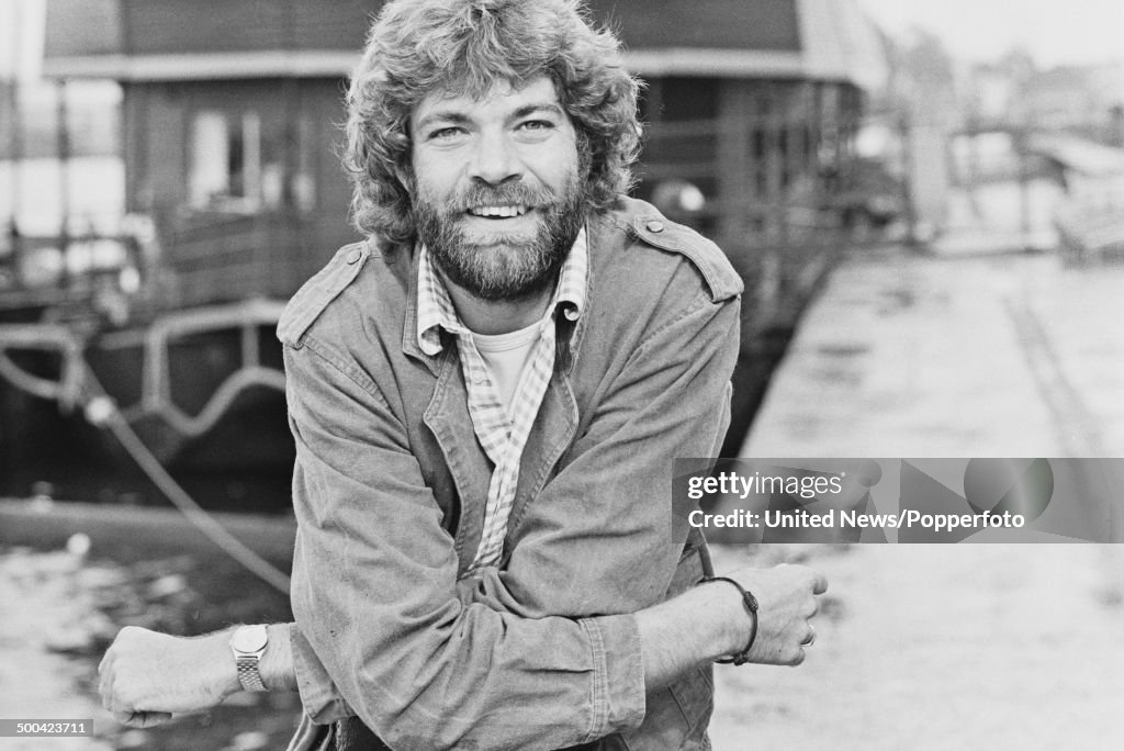English actor and television presenter Matthew Kelly posed on the set ...