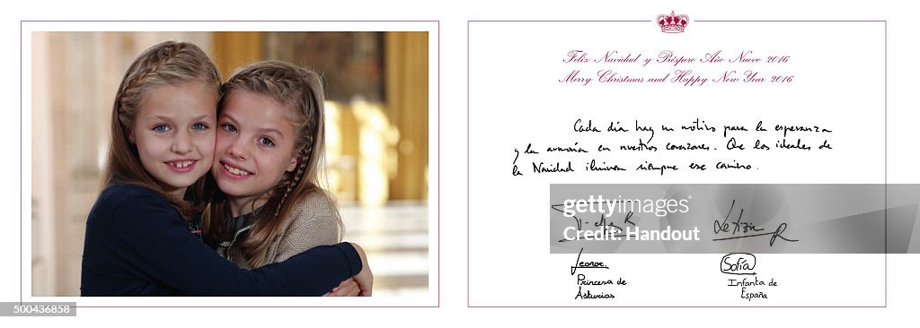 Spanish Royals Christmas Cards 2015