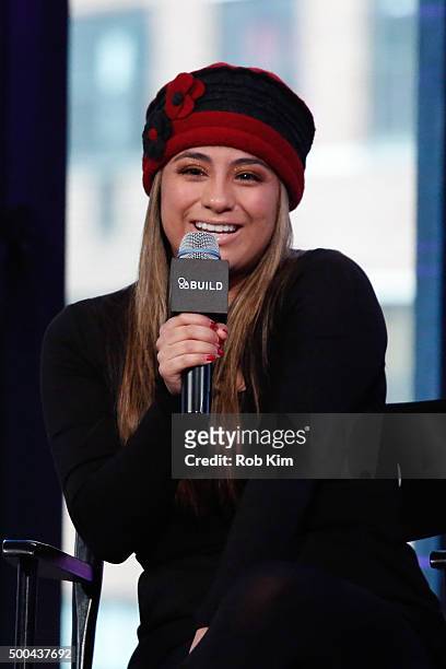 Ally Brooke attends AOL Build Presents: Fifth Harmony Member Ally Brooke at AOL Studios In New York on December 8, 2015 in New York City.