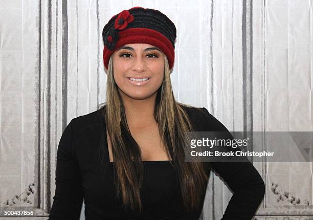 Fifth Harmony member Ally Brooke discusses her hit-making group, and her role as celebrity ambassador for the March of Dimes at AOL Studios In New...