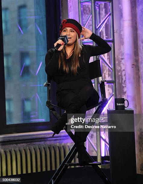 Singer Ally Brooke attends AOL Build Presents: Fifth Harmony Member Ally Brooke at AOL Studios In New York on December 8, 2015 in New York City.