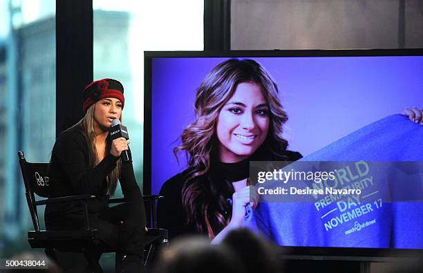 Singer Ally Brooke attends AOL Build Presents: Fifth Harmony Member Ally Brooke at AOL Studios In New York on December 8, 2015 in New York City.