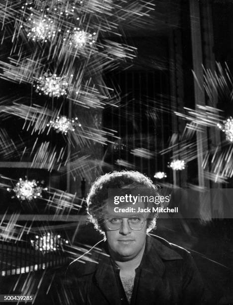 Conductor James Levine photographed at the Metropolitan Opera in 1976.