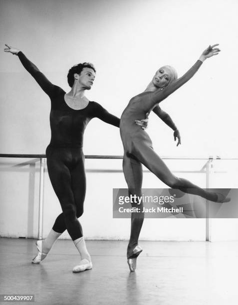Natalia Makarova and Anthony Dowell performing 'Contredances' in 1979.