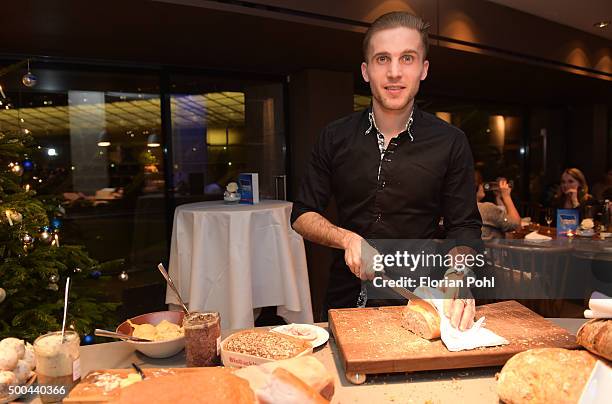 Peter Pekarik of Hertha BSC during the Christmas party of Hertha BSC on December 8, 2015 in Berlin, Germany.