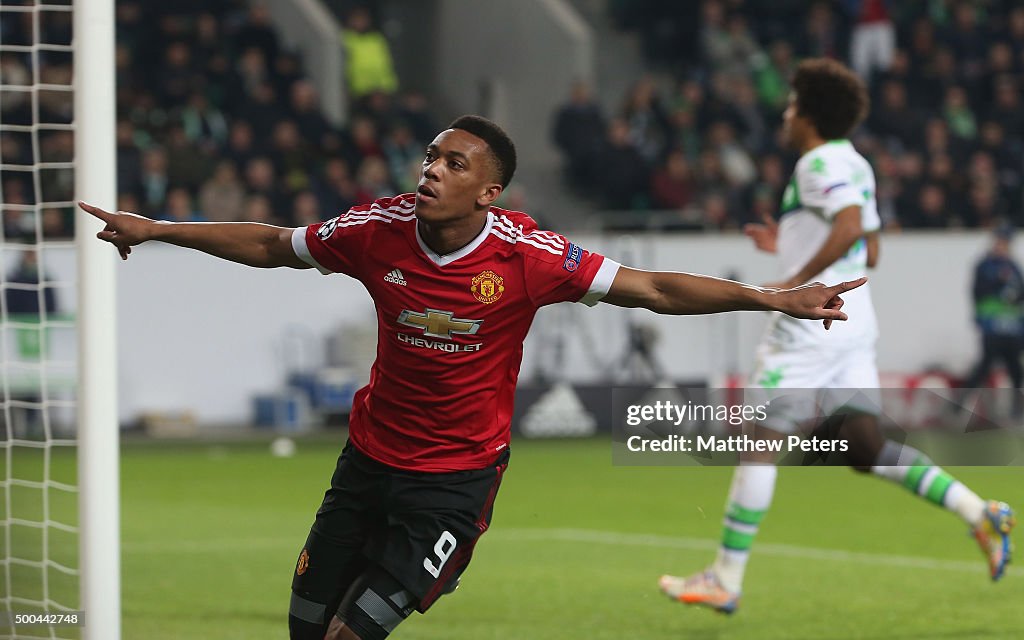 VfL Wolfsburg v Manchester United FC - UEFA Champions League