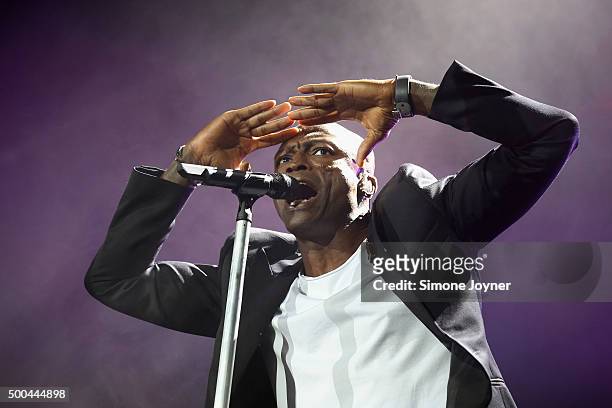 Singer-Songwriter Seal performs live on stage at The O2 Arena on December 8, 2015 in London, England.