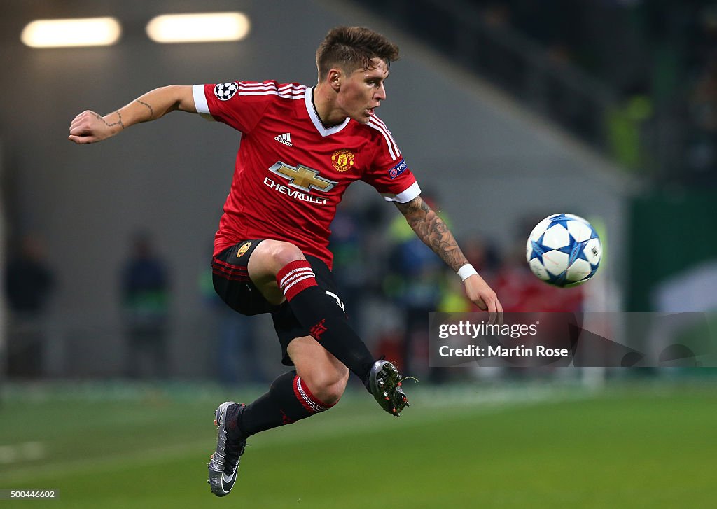 VfL Wolfsburg v Manchester United FC - UEFA Champions League