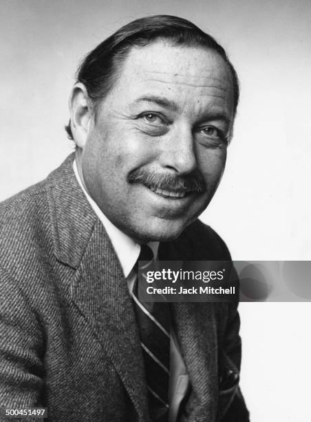 Pulitzer Prize-winning playwright Tennessee Williams photographed in 1966.