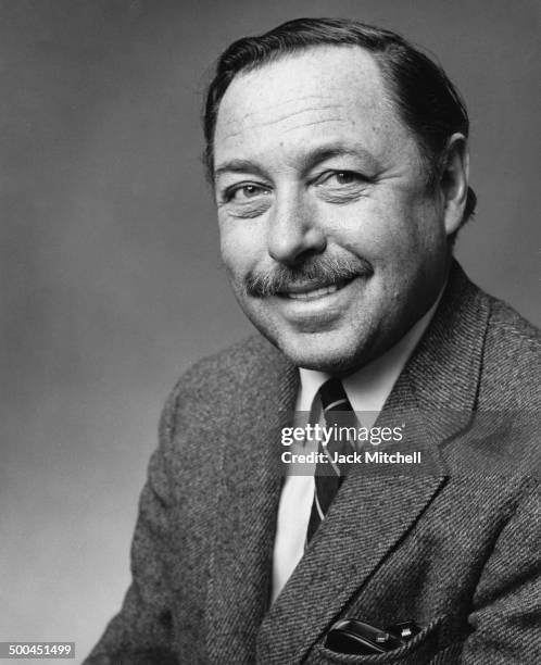 Pulitzer Prize-winning playwright Tennessee Williams photographed in 1966.