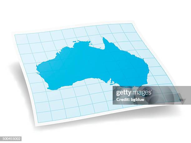 australia map isolated on white background - canberra stock illustrations