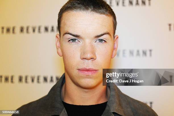 Will Poulter attends a BAFTA Q&A of 'The Revenant' at Vue Leicester Square on December 6, 2015 in London, England.