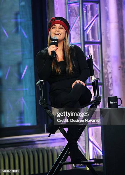 Singer Ally Brooke attends AOL Build Presents: Fifth Harmony Member Ally Brooke at AOL Studios In New York on December 8, 2015 in New York City.