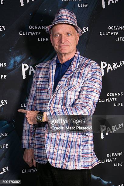 Florian Schneider attends the 'Parley Talks' photocall at Les Bains Douches on December 8, 2015 in Paris, France.