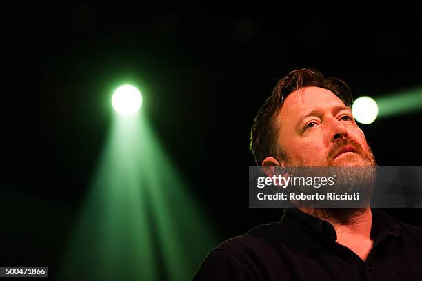 Guy Garvey performs on stage at O2 ABC Glasgow on December 8, 2015 in Glasgow, Scotland.