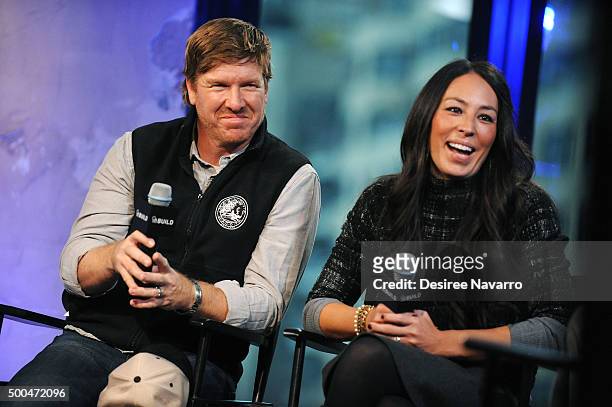 Designers Chip Gaines and Joanna Gaines attend AOL Build Presents: "Fixer Upper" at AOL Studios In New York on December 8, 2015 in New York City.