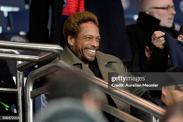Gary Dourdan attends the UEFA Champions League game between the Paris Saint-Germain and FC Shakhtar Donetsk at Parc des Princes on December 8, 2015...