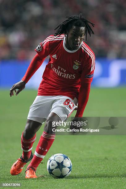 Benfica's midfielder Renato Sanches during the match between SL Benfica and Club Atletico de Madrid for the UEFA Champions League at Estadio da Luz...