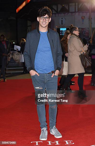 Matt Richardson attends the UK Film Premiere of "The Danish Girl" on December 8, 2015 in London, United Kingdom.