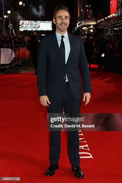 Attends the UK Premiere of "The Danish Girl" at Odeon Leicester Square on December 8, 2015 in London, United Kingdom.