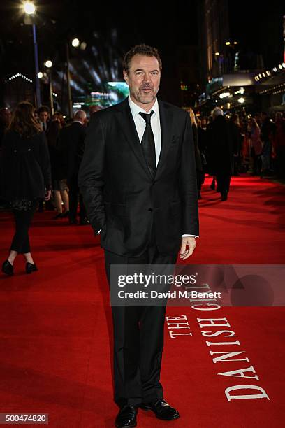 Sebastian Koch attends the UK Premiere of "The Danish Girl" at Odeon Leicester Square on December 8, 2015 in London, United Kingdom.