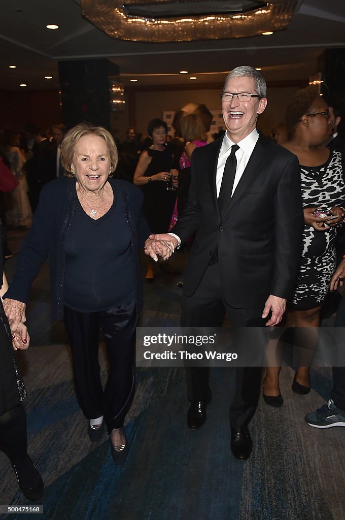 Robert F. Kennedy Human Rights Hosts The 2015 Ripple Of Hope Awards Honoring Congressman John Lewis, Apple CEO Tim Cook, Evercore Co-founder Roger Altman, And UNESCO Ambassador Marianna Vardinoyannis - Inside