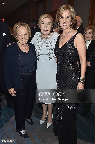 Ethel Kennedy, Marianna Vardinoyannis, and Kerry Kennedy attend as Robert F. Kennedy Human Rights hosts The 2015 Ripple Of Hope Awards honoring...