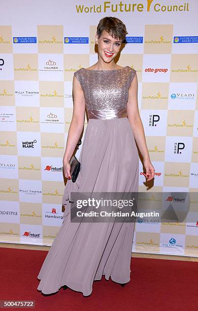 Verena Mundhenke attends the Charity Dinner for children rights at Hamburg townhall on December 8, 2015 in Hamburg, Germany.