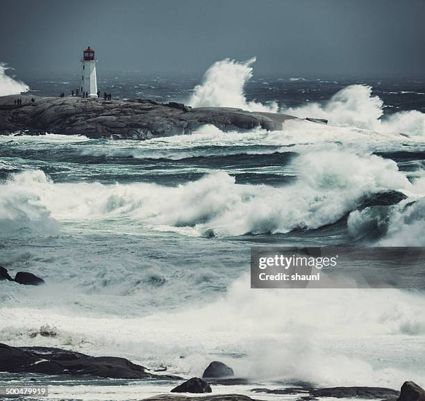 heaving seas of arthur - tropical storm arthur stock pictures, royalty-free photos & images