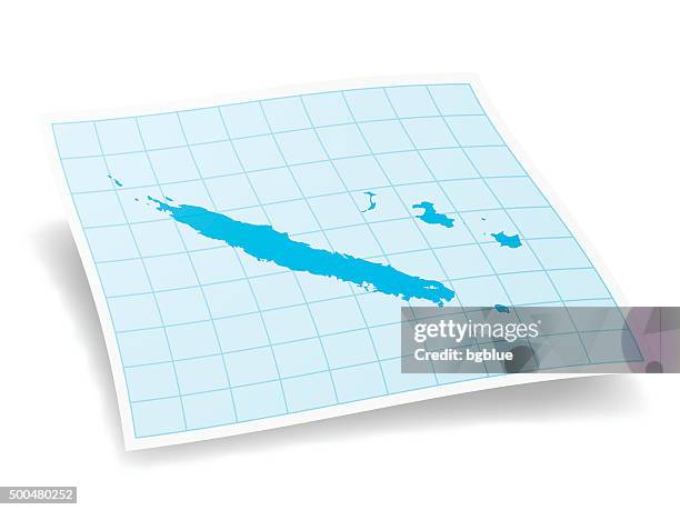 illustrations, cliparts, dessins animés et icônes de nouvelle-calédonie carte isolé sur fond blanc - new caledonia