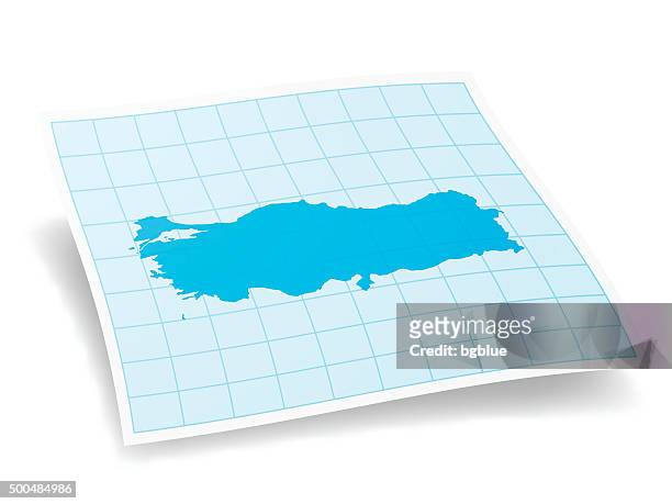 illustrazioni stock, clip art, cartoni animati e icone di tendenza di turchia mappa isolato su sfondo bianco - turchia