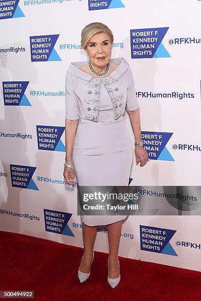 Ambassador Marianna Vardinoyannis attends the Robert F. Kennedy Human Rights 2015 Ripple Of Hope Awards at New York Hilton Midtown on December 8,...