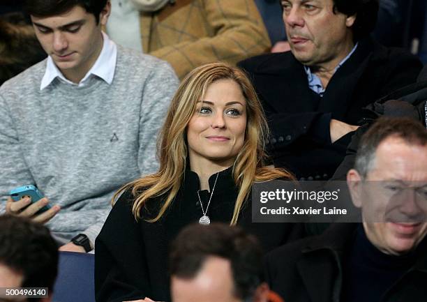 Laure Boulleau attends the UEFA Champions League between Paris Saint-Germain and Shakhtar Donetsk at Parc Des Princes on december 8, 2015 in Paris,...