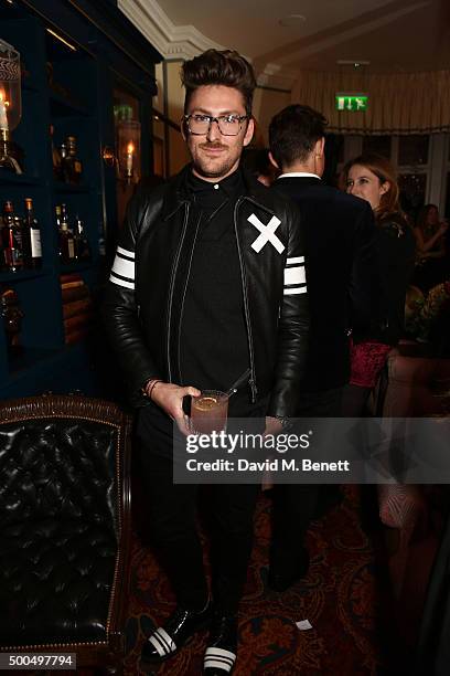 Henry Holland attends Vogue's Christmas Cocktails at Mark's Club on December 8, 2015 in London, England.