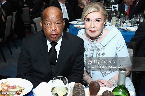 Congressman John Lewis and UNESCO Ambassador Marianna Vardinoyannis attends as Robert F. Kennedy Human Rights hosts The 2015 Ripple Of Hope Awards...