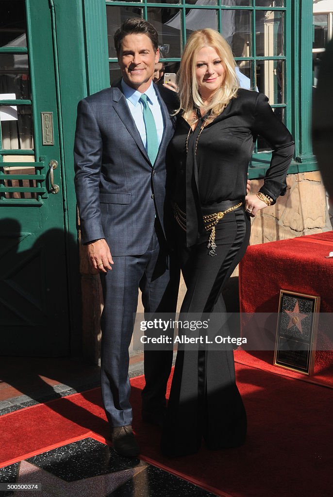 Rob Lowe Honored With Star On The Hollywood Walk Of Fame